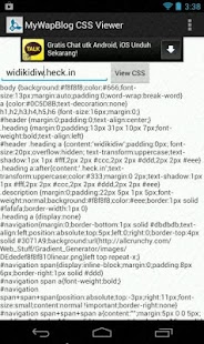 MyWapBlog CSS Viewer Screenshots 4