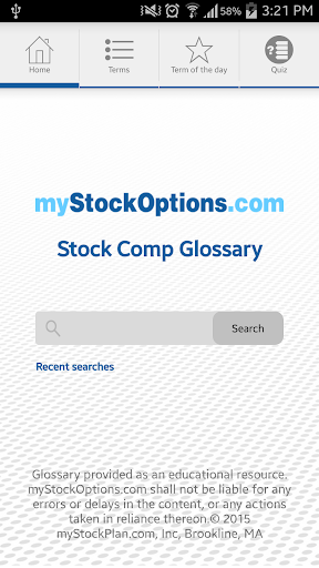 Stock Compensation Glossary