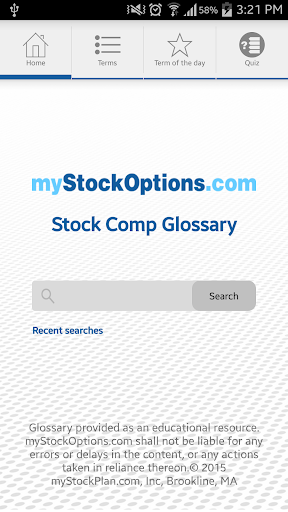 【免費商業App】Stock Compensation Glossary-APP點子