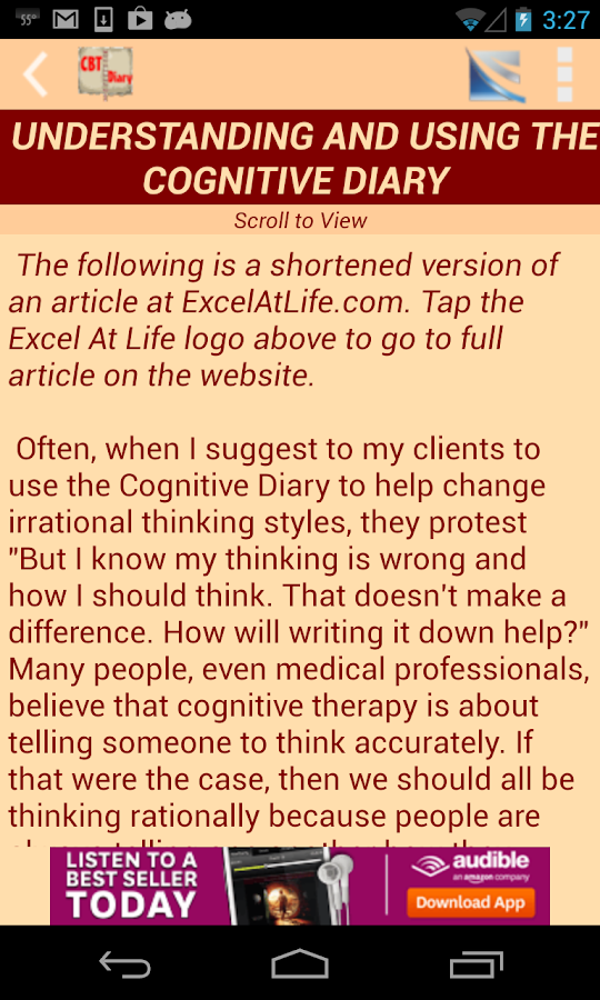 Cognitive Diary CBT SelfHelp Android Apps on Google Play