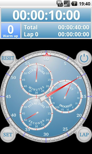 Analog Interval Stopwatch