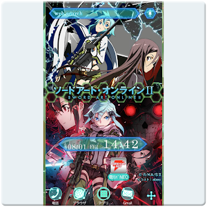 ソードアート・オンラインⅡ（アニメ）きせかえテーマ1 logo
