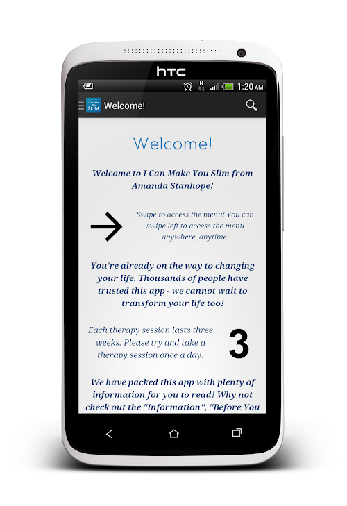 Android application Weight Loss Hypnosis (2 in 1!) screenshort