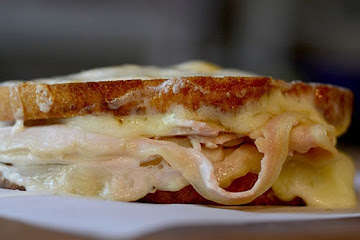 Double Grilled Cheese &amp;amp; Turkey Sandwich