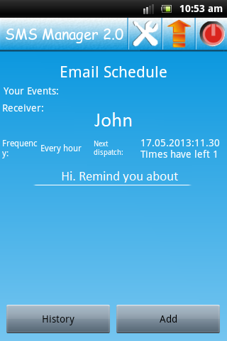 E-mail Scheduler