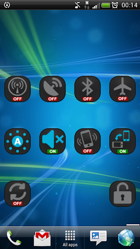 AutoRotate OnOff Switch Widget