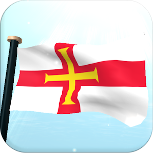 Guernsey Flag 3D Wallpaper