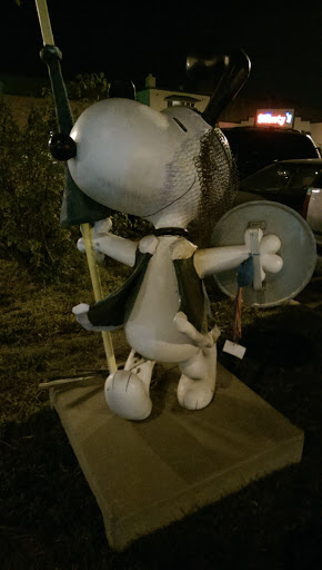 Jousting Snoopy