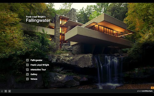 Android application F.L. Wright – Fallingwater HD screenshort