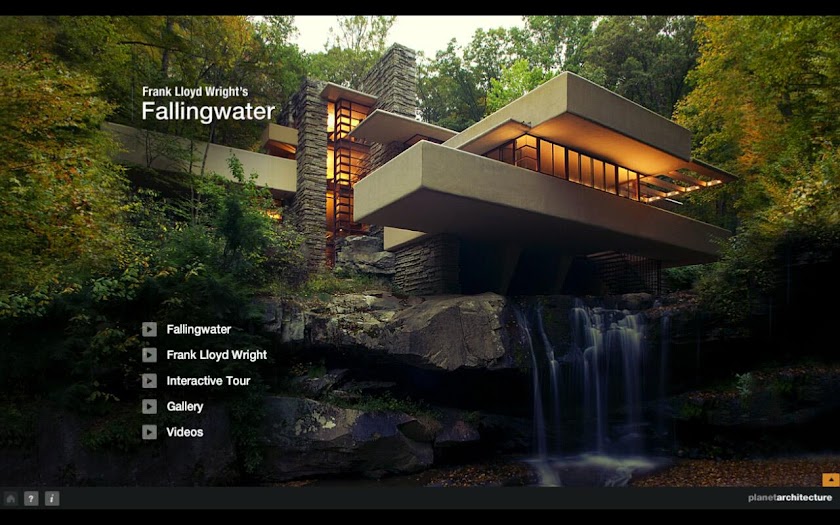 F.L. Wright – Fallingwater HD Screen 1