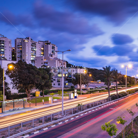 Blue Hour by Eric Base - City,  Street & Park Street Scenes