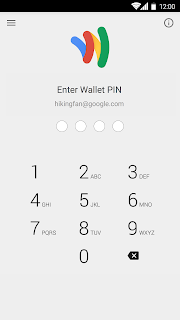 Google Wallet screenshot