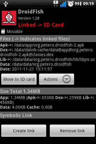 Link2SD - screenshot