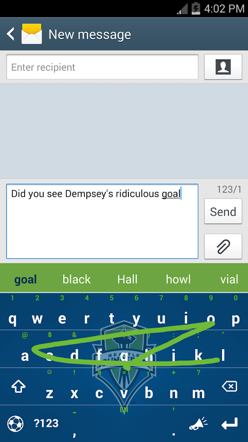 Swype Keyboard - screenshot