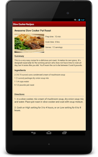 Free Slow Cooker Recipes APK for PC