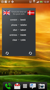 Lastest Learn Danish Widget APK for PC