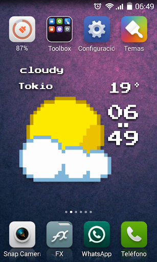 8Bit Weather Clock - UCCW