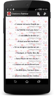Free les lettres d'amour APK for Android