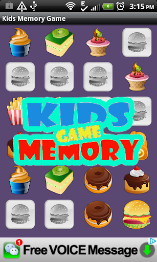 Memory Game Kids