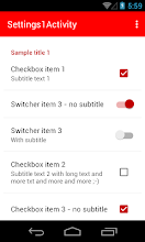 MaterialSettings sample APK