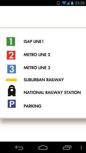 Athens Metro Map Free