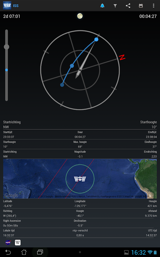 ISS Detector Satellite Tracker Android Apps on Google Play