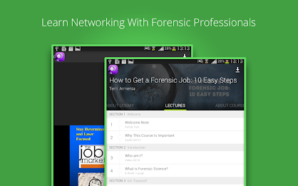 Forensic Science Jobs Course poster 3