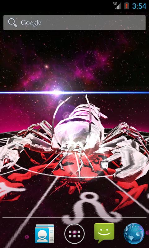 Zodiac 3D Live Wallpaper Screen 2