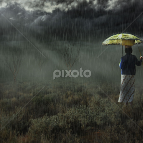 walking alone by Jun Manolang - Digital Art People