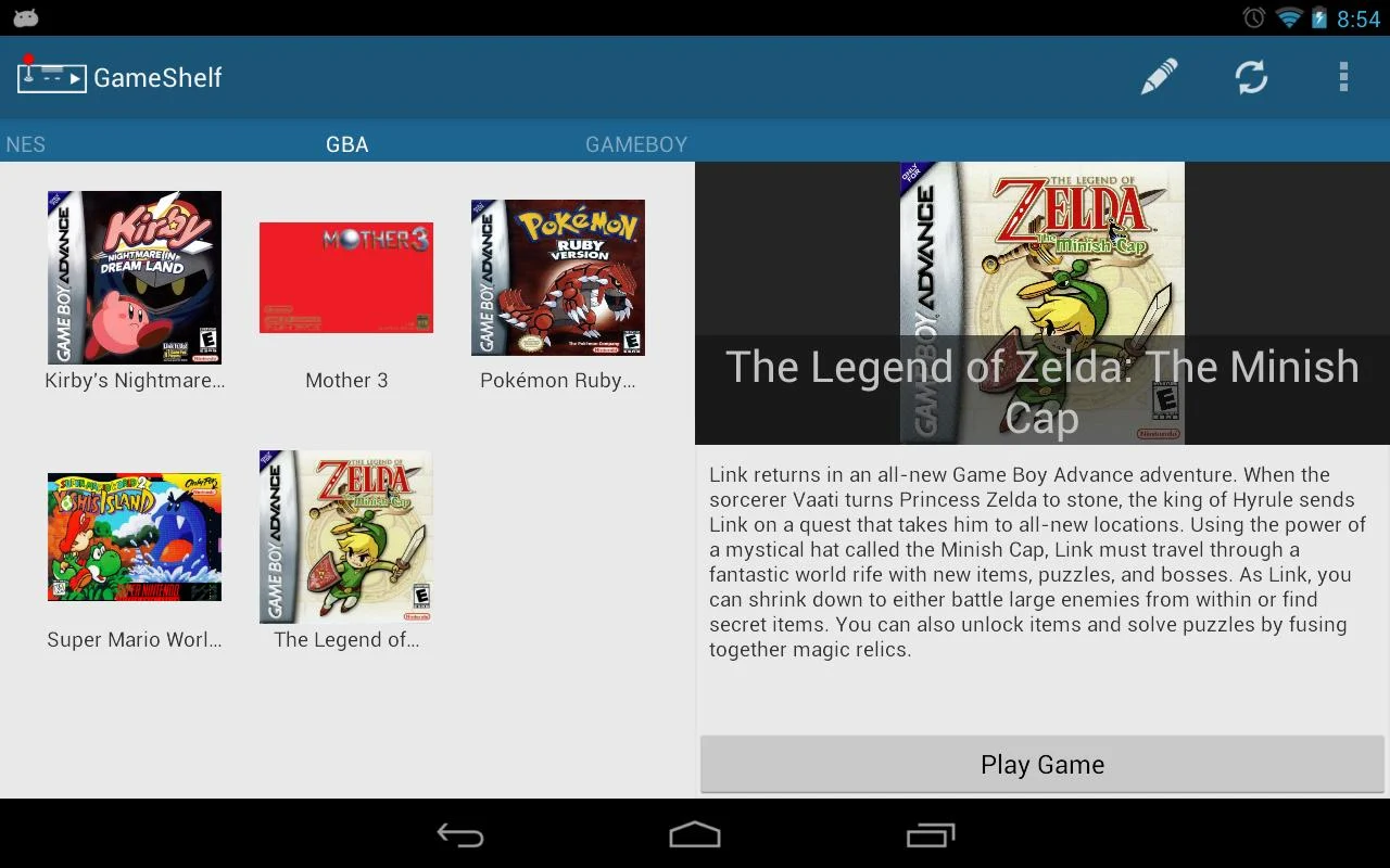 GameShelf - screenshot