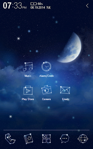 Twinkle Star Atom Theme