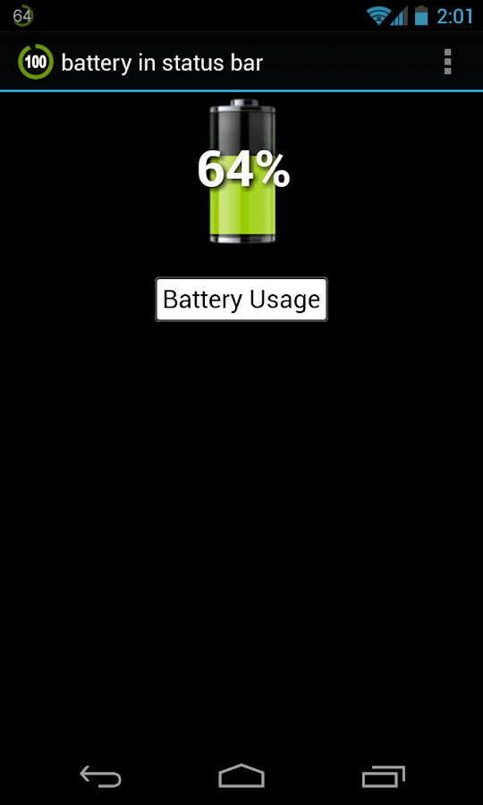 battery in status bar Android Apps on Google Play