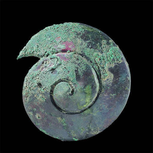 Snail-Shape Bronze Object