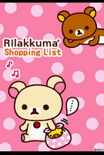 Rilakkuma Shopping list