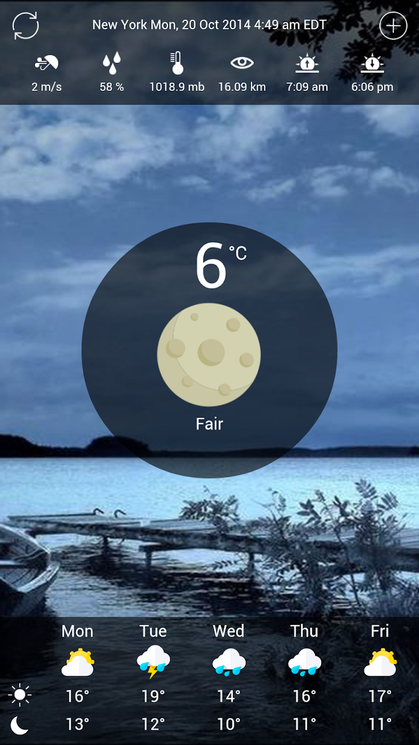 Easy Weather Screen 2