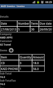 Free KAID Invoice APK