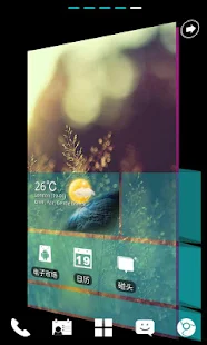 WP7blue Tema GO Launcher EX - screenshot thumbnail