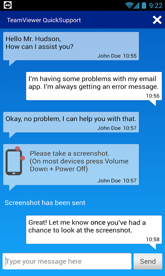 TeamViewer QuickSupport Android Apps on Google Play