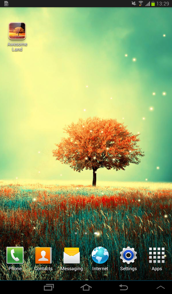Android application Awesome Land Live Wallpaper screenshort