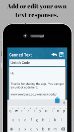 Canned Text: Canned Responses poster 12