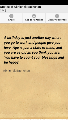 Quotes of Abhishek Bachchan