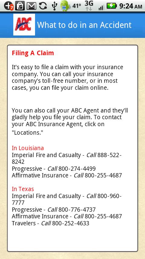 ABC Insurance Agencies (Android) reviews at Android Quality ...