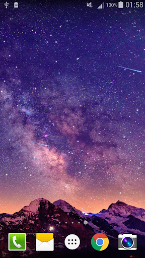 Meteors Sky Live Wallpaper HD