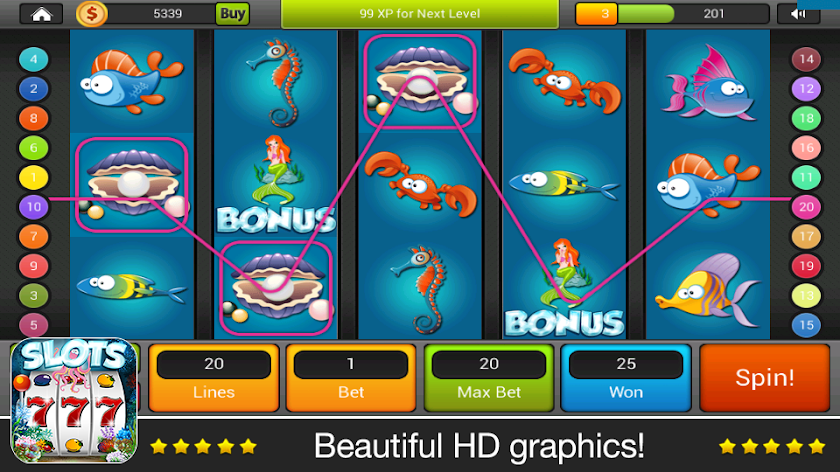 Under The Sea Slots Pro Screen 2