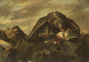 RIJKS: Joannes Fijt: Eagles on the Cliffs 1857