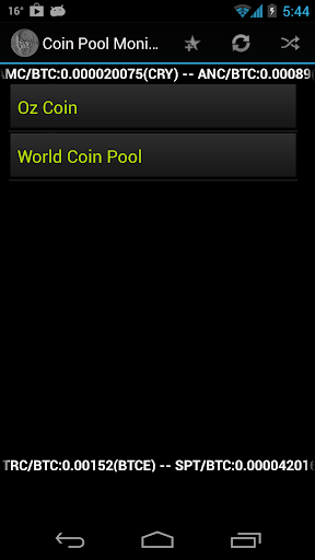 Coin Pool Monitor Version P