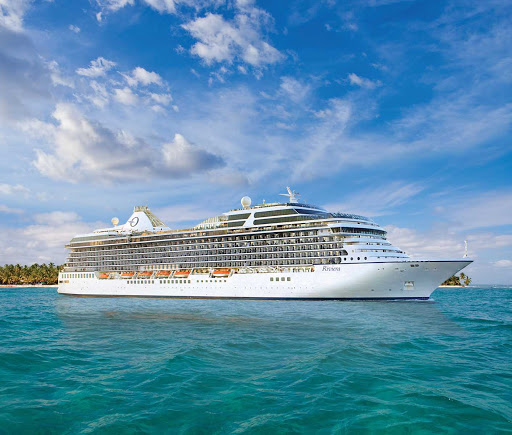 Riviera_Exterior2 - Explore exotic ports in the Mediterranean aboard Oceania's sophisticated luxury ship Riviera.