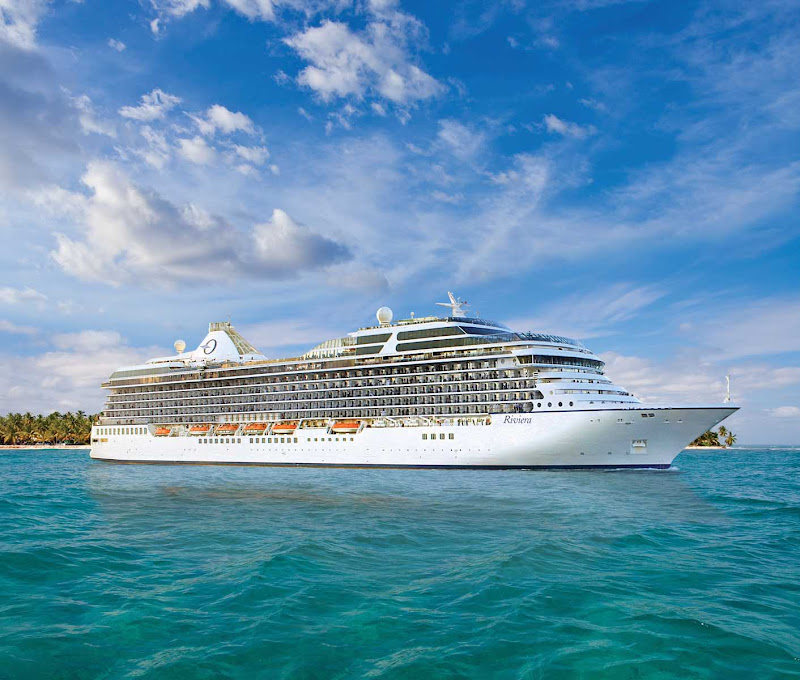 Explore the turquoise waters on an island cruise aboard the sophisicated Oceania Riviera.