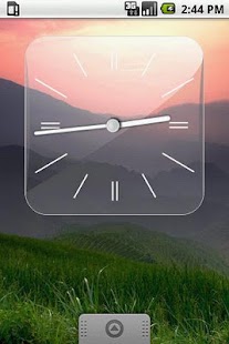 Glass Clock Widget 3 sizes