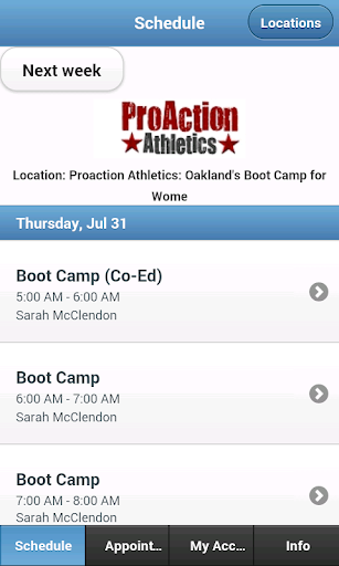 ProAction Athletics Bootcamp